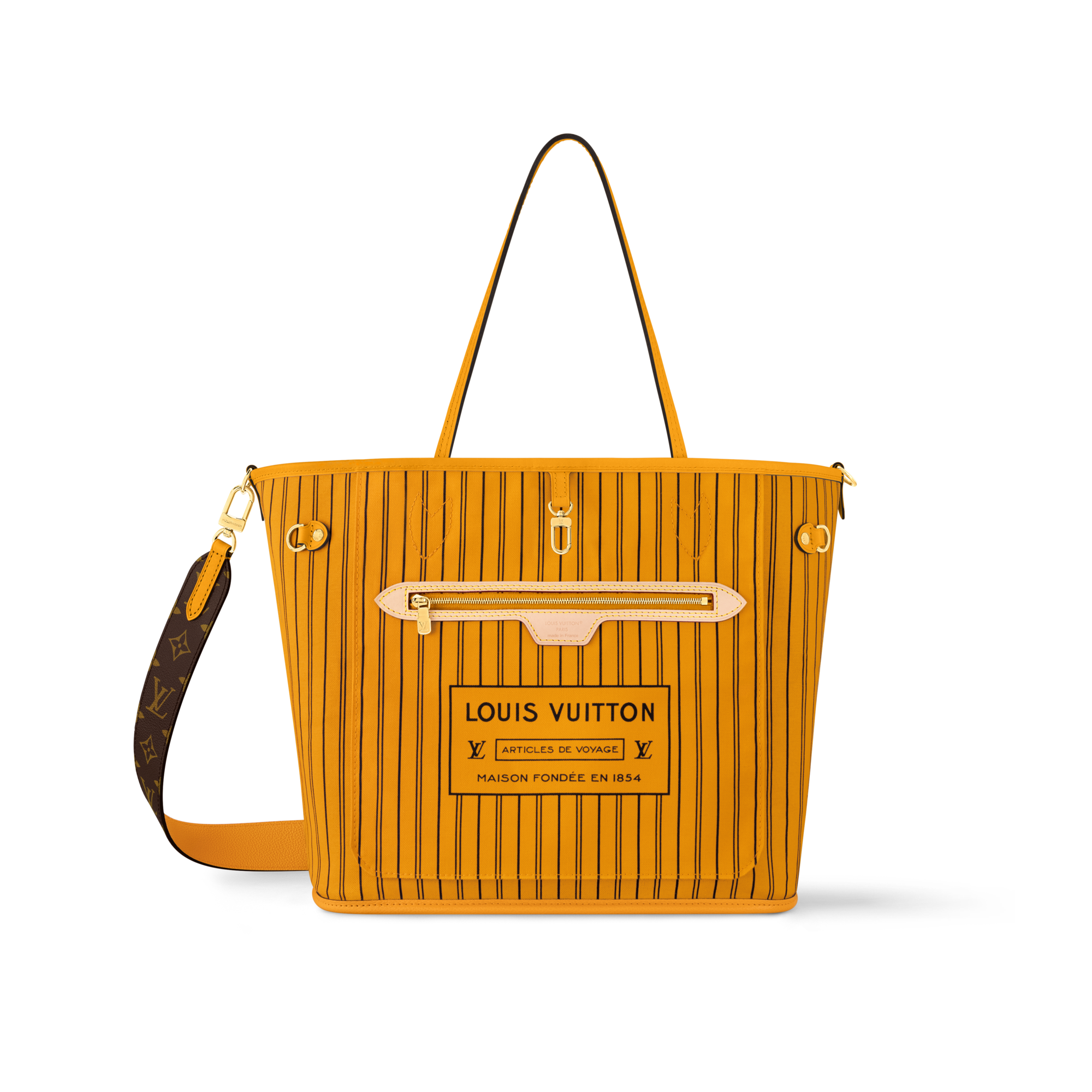 Neverfull Bandoulière Inside Out MM Monogram - Women Bags | Louis